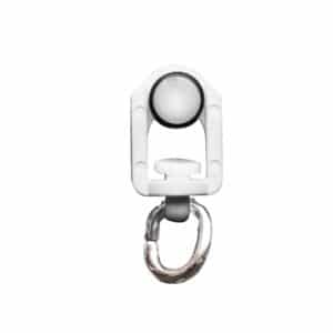 jezdec B pro kolejnice na závěsy a záclony